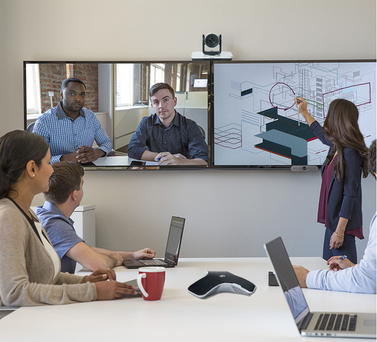 宝利通polycomgroup700中大型会议室视频会议系统解决方案