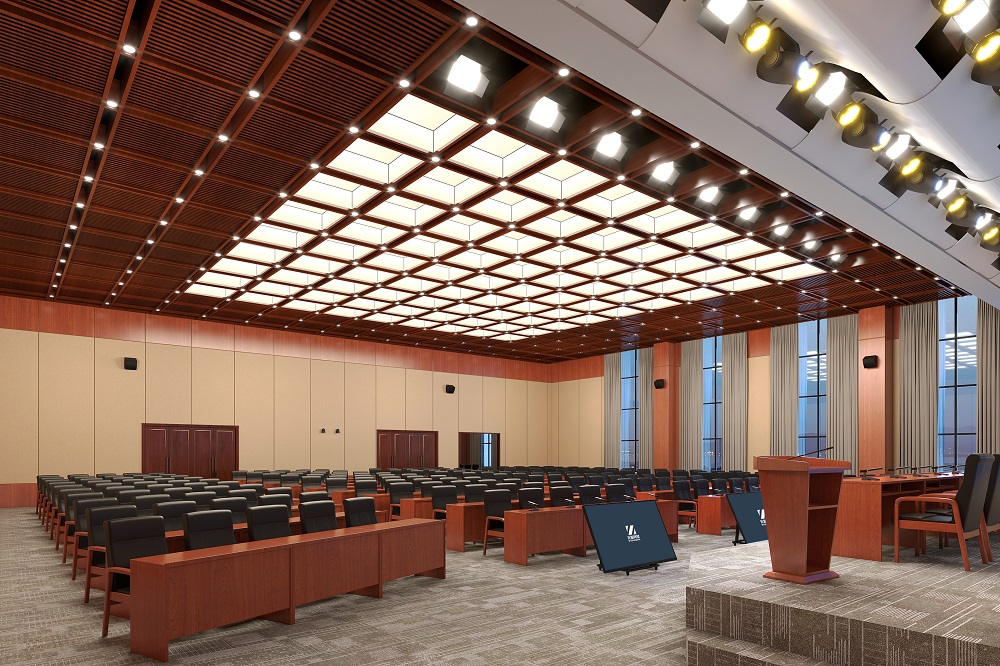 国企央企智能多功能厅报告厅效果图